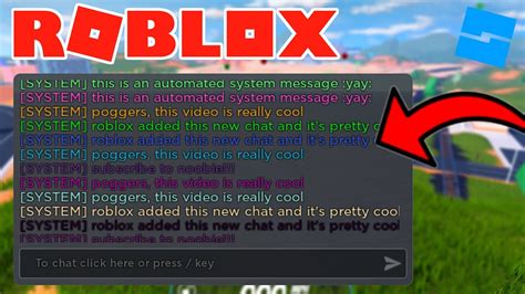 roblox chatservice|roblox system chat channel.